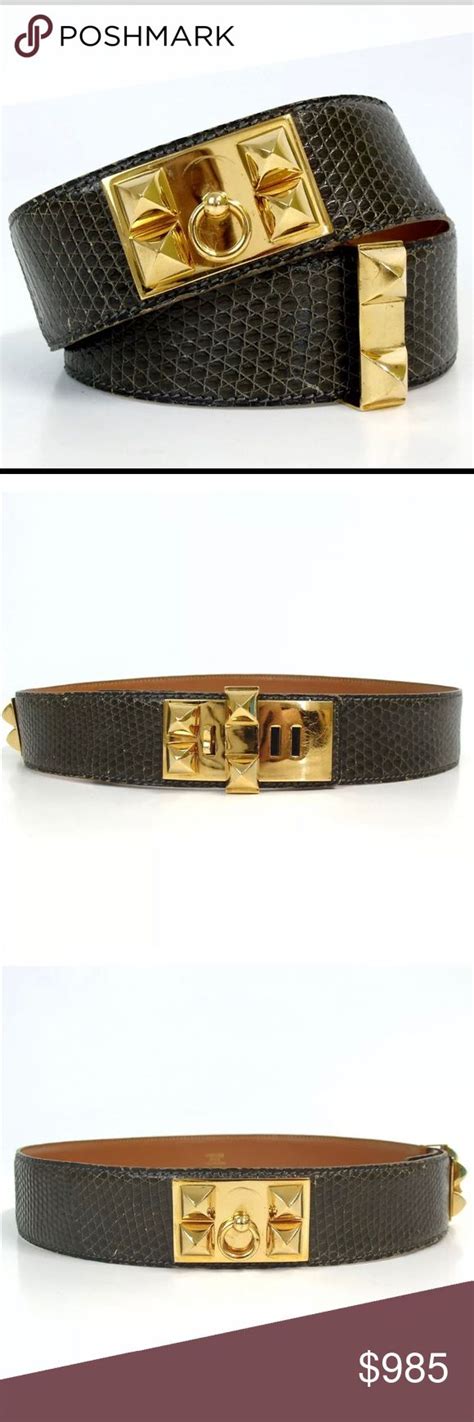 hermes medor collier de chien belt|hermes snakeskin belt.